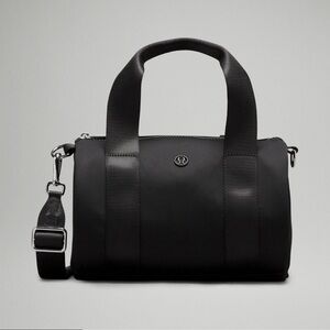 Lululemon Mini Black Barrel Duffle Bag